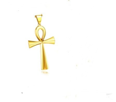 Stainless steel ancient Egyptian Cross Necklace Pendant