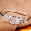 Woman Adjustable Flower Bracelet