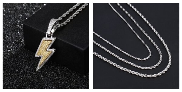 Lightning Pendant Neckles