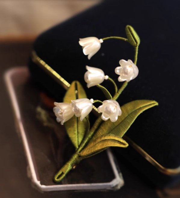 Lily Of The Valley Brooch