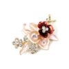 2c51f57d-6323-4261-9508-1d4ee1b78e72.jpg Diamond Flower Corsage Brooch Handmade Brooch