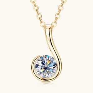 925 Silver Moissanite Necklace