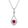 S925 Sterling Silver Teardrop Necklace