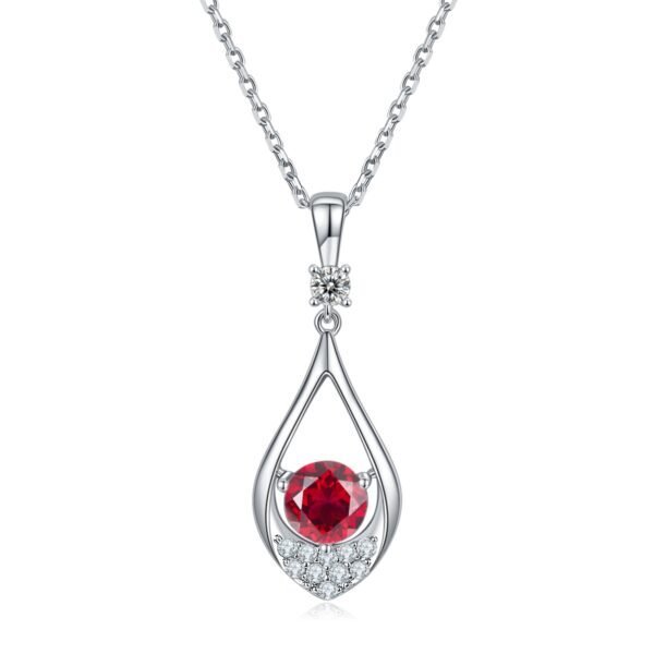 S925 Sterling Silver Teardrop Necklace
