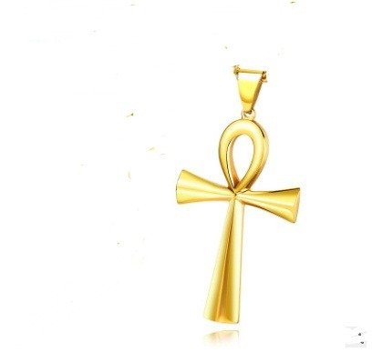 Stainless steel ancient Egyptian Cross Necklace Pendant