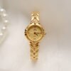Bracelet Round Gold Watch
