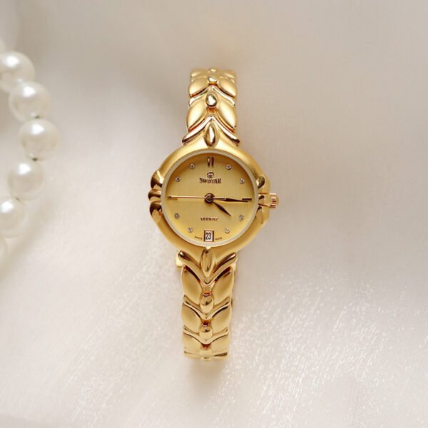Bracelet Round Gold Watch