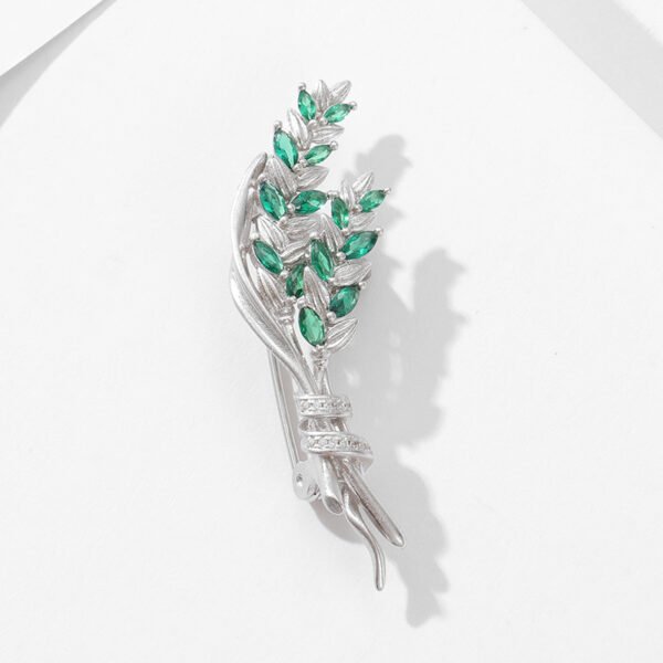310b4e09-e169-4cc3-a470-97c9ac18654b.jpg Sterling Silver Wheat Ear Brooch