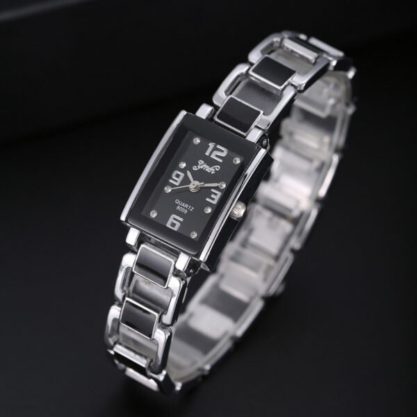 3328726e-6719-4f4d-9e3f-501bfc1ce307.jpg Womens Bracelet Watch With A Square Diamond