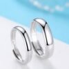 Glossy Ring Simple Men's Silver Ring