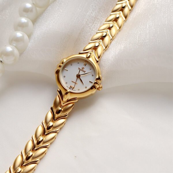 Bracelet Round Gold Watch
