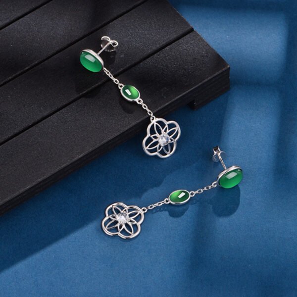 S925 Sterling Silver Dangle Earrings