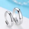 Glossy Ring Simple Men's Silver Ring