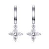 S925 Sterling Silver Clover Drop Earrings