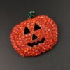 Halloween Red Pumpkin Brooch