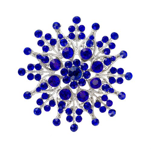 Diamond Fashion Crystal Sunflower Pin