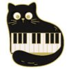 Black Cat Alloy Brooch