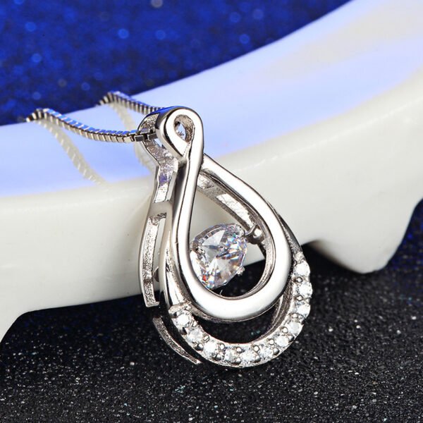S925 Sterling Silver Droplet Clavicle Chain