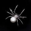 Spider Pearl Large Brooch