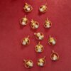 S925 Silver Gold Plated Rat Necklace Chinese Zodiac