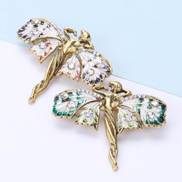 Enamel Butterfly Brooch