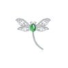 S925 Sterling Silver Dragonfly Brooch