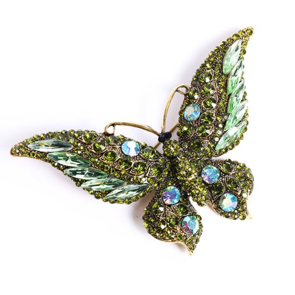 Crystal Big Butterfly Brooch