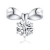 S925 Sterling Silver Bow Stud Earrings