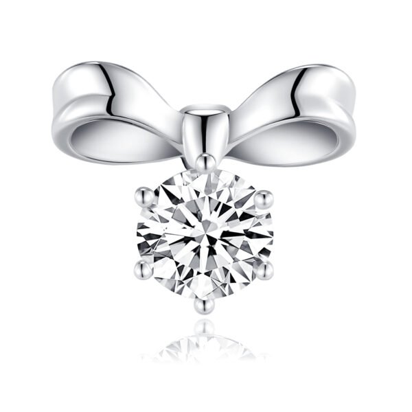 S925 Sterling Silver Bow Stud Earrings