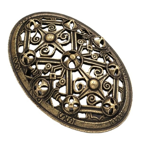 Vintage Metal Viking Brooch