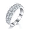 4d30f82b-4956-434d-8b85-56b410c6a9ff.jpg S925 Sterling Silver 3-Row Pave Moissanite Ring