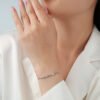 S925 Sterling Silver Infinity Bracelet