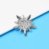 4f34d779-61f9-45d3-91c5-c586d9b28778.jpg Christmas Blue Snowflake Brooch Pin
