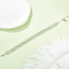 S925 Sterling Silver Hollow Mesh Bracelet