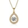 S925 Sterling Silver Teardrop Necklace