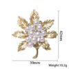 52f50a34-a44a-4ee9-af4c-8dd281ed53dd.jpg Leaves Matte Brooch Pearl Fashion Retro Rhinestone Pin