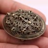 Vintage Metal Viking Brooch