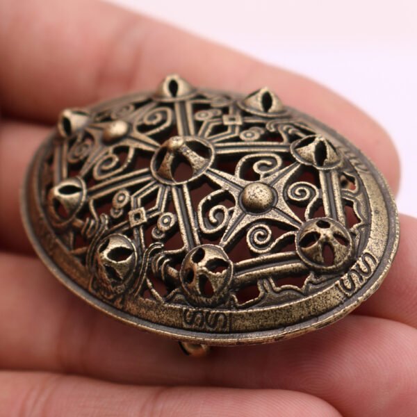 Vintage Metal Viking Brooch