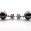 Black pearl earrings