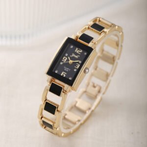 Womens Bracelet Watch With A Square Diamond