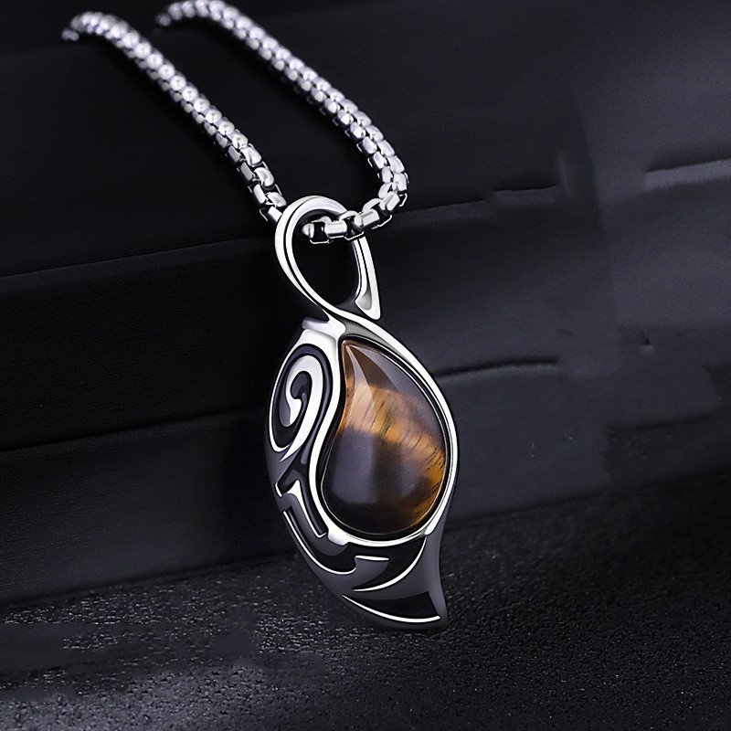 Tiger Eye Stone Necklace