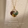 5a843420-a85a-4655-9de0-339331267226.jpg New Fashion Color Shell National Style Clavicle Chain Necklace For Women