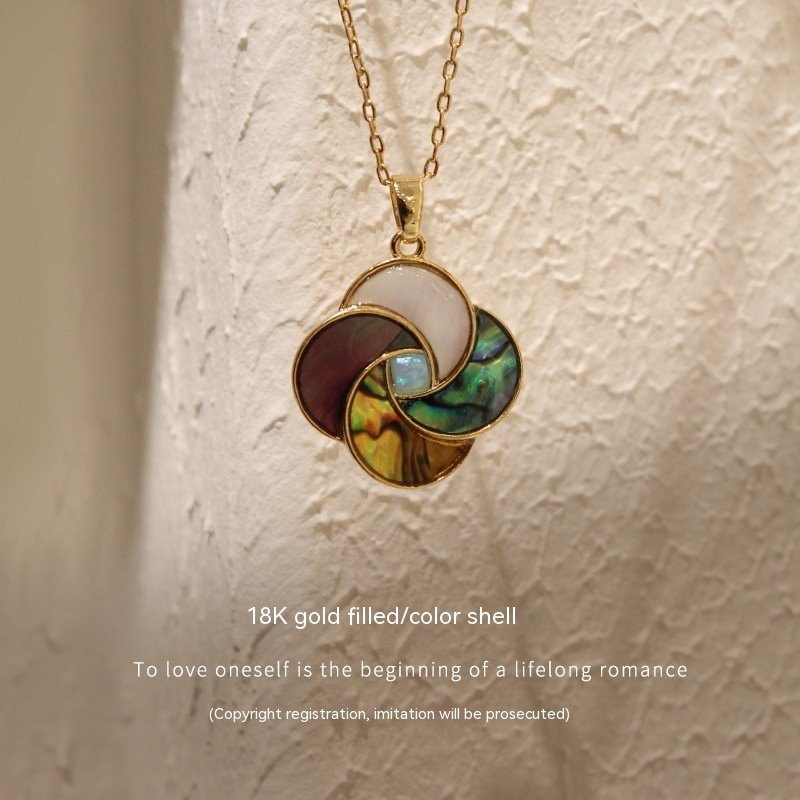 Fashion Color Shell Necklace Chain