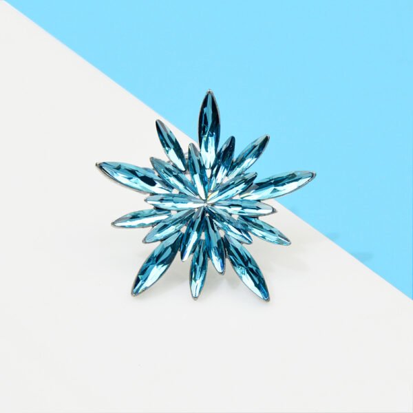 5bbd0e86-f11f-48e2-aa6a-05104fbfaf3c.jpg Christmas Blue Snowflake Brooch Pin