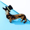 Fashion Acrylic Dog Brooch