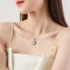 S925 Sterling Silver Pentagram Pendant Necklace