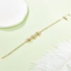 S925 Sterling Silver Flower Bracelet