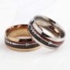 Stainless Steel Wood Grain Ring