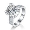 S925 Sterling Silver 5ct round cut stone 11mm