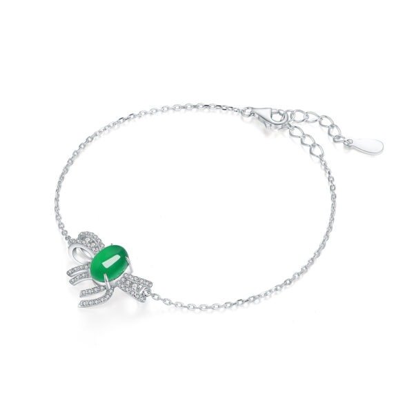 S925 Sterling Silver Bowknot Bracelet